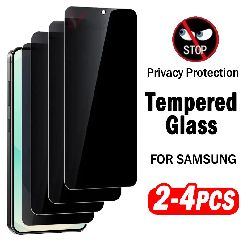 

﻿ Anti-spy Privacy Tempered Glass for Samsung Galaxy S24 S23 S21 S20 FE A17 A16 A15 A26 A06 A25 A05 A05S A14 Screen Protectors