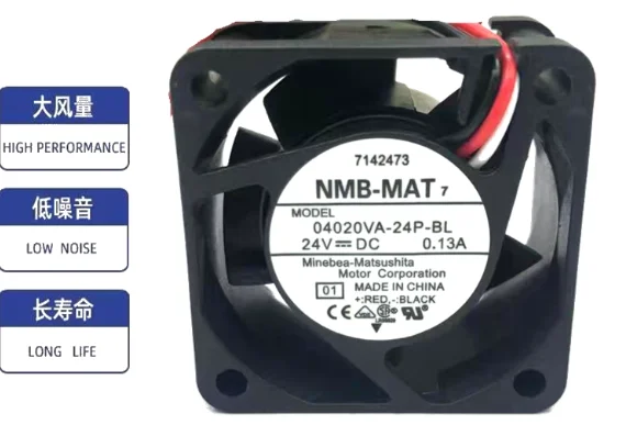Servo driver Fan 04020VA-24P-BL 24V 0.13A 4020 4CM Original NMB