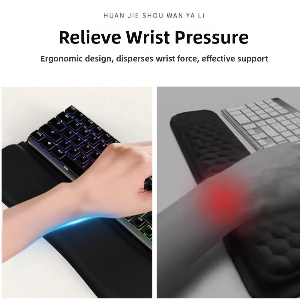 Ergonomic Computer Keyboard Wrist Rest Wrist Rest Height Increasing Keyboard Riser Holder Stand Non-slip Easy Working