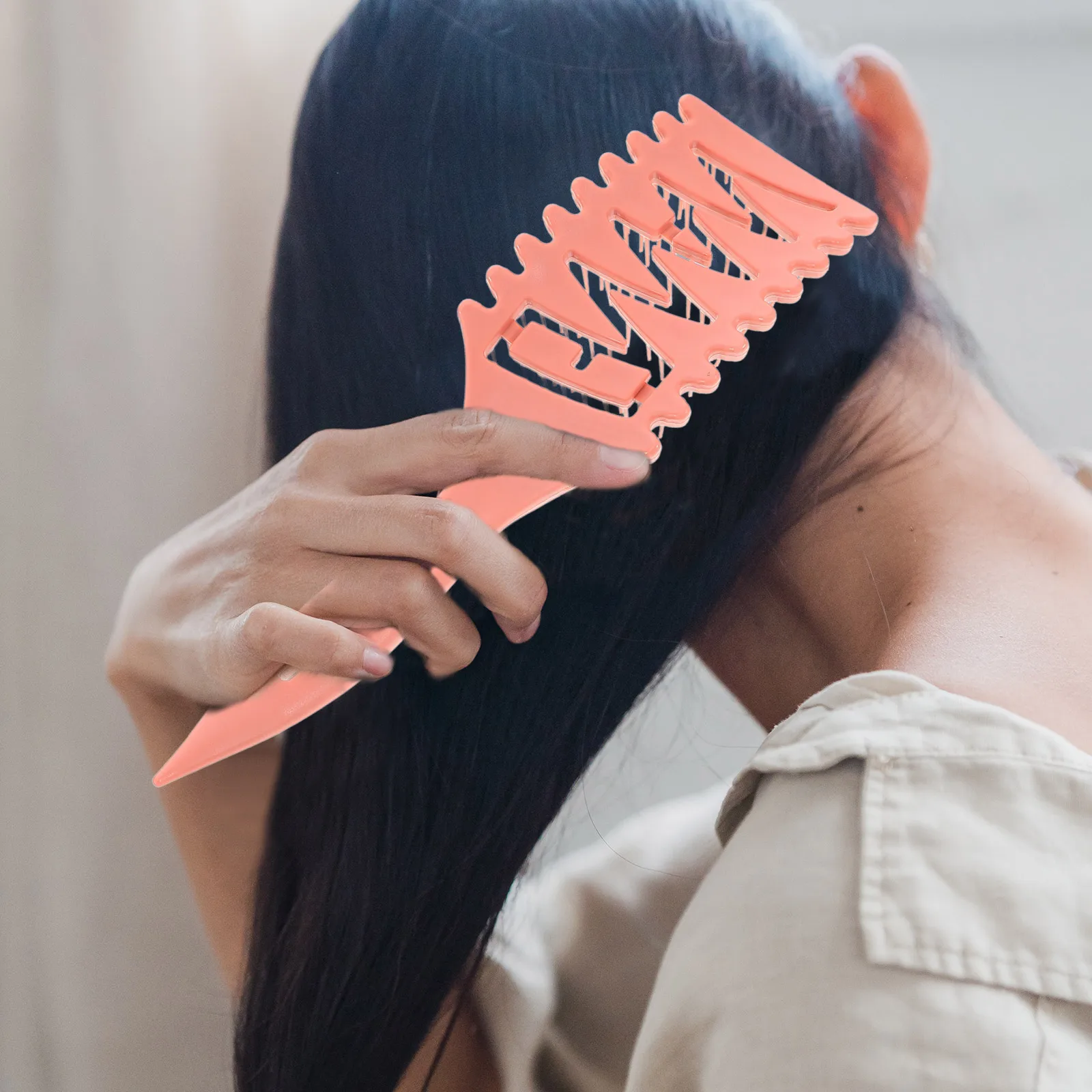 

2PCS CPU Hair Combs Fine Tooth Styling Curly Brush for Men Women Teasing Parting Comb D ruff Removal Wide Tooth Hair Cutting