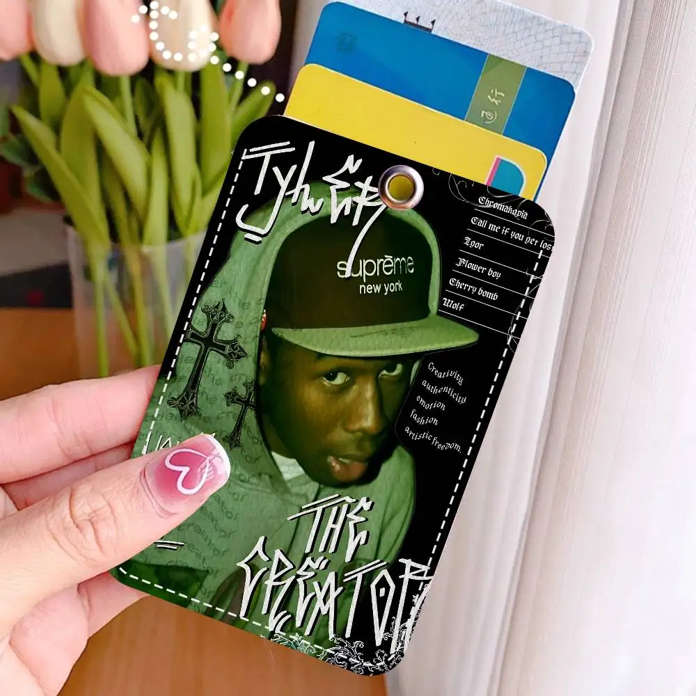T-Tyler, The CreatorS Access & Meal Card Holder Keychain Credit ID Bank Card Protective Case Keychain Pendant Fashion