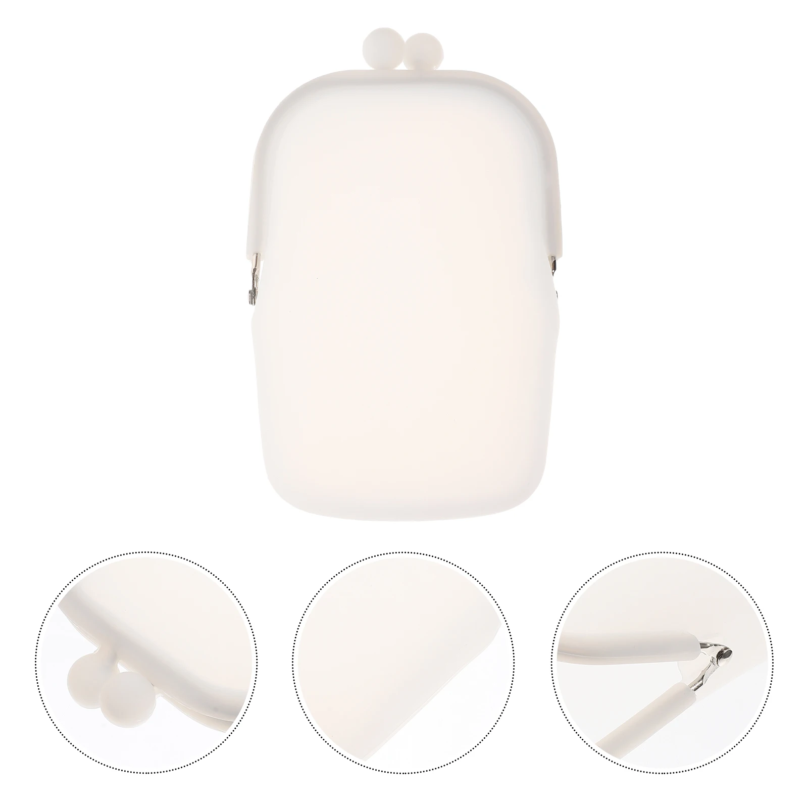 

Women Coin Purse Cute Cartoon Silicone Bag Short Wallet Candy Color Portable Mobile Phone Holder Small Purse for Gift