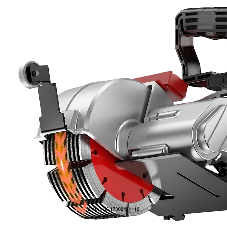 Slotting Machine Water and Electricity Installation One-time Molding Dust-free Wall, High Power Wire Slot Cutting Tool