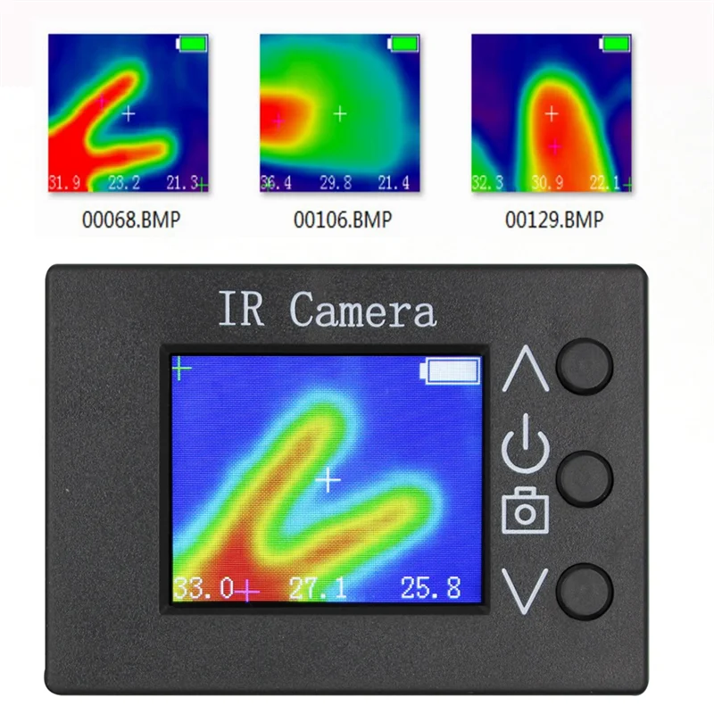 BNVN-Infrared Thermal Imager TFT Screen Infrared Thermal Imager 32X24 Pixels Points Infrared Temperature Sensor Camera
