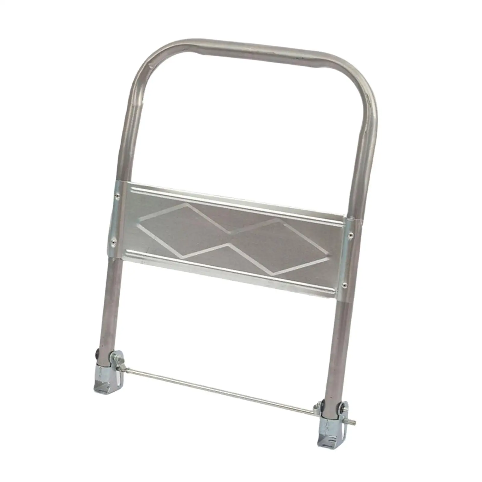 مقبض شاحنة بمنصة معدنية قابلة للطي ومقاوم للصدأ ومقبض عربة مسطح لعربة اليد المحمولة واستخدام المستودعات المنزلية