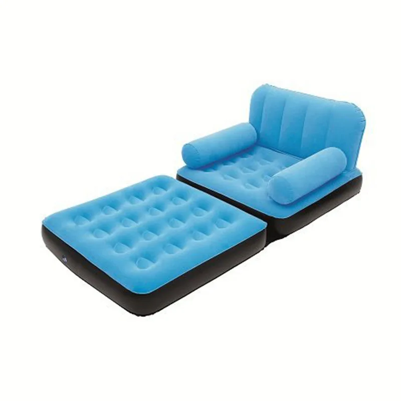 

Household Portable Simple Inflatable Single Sofa Bed Moisture-proof and Lazy People's Flocking Sofa