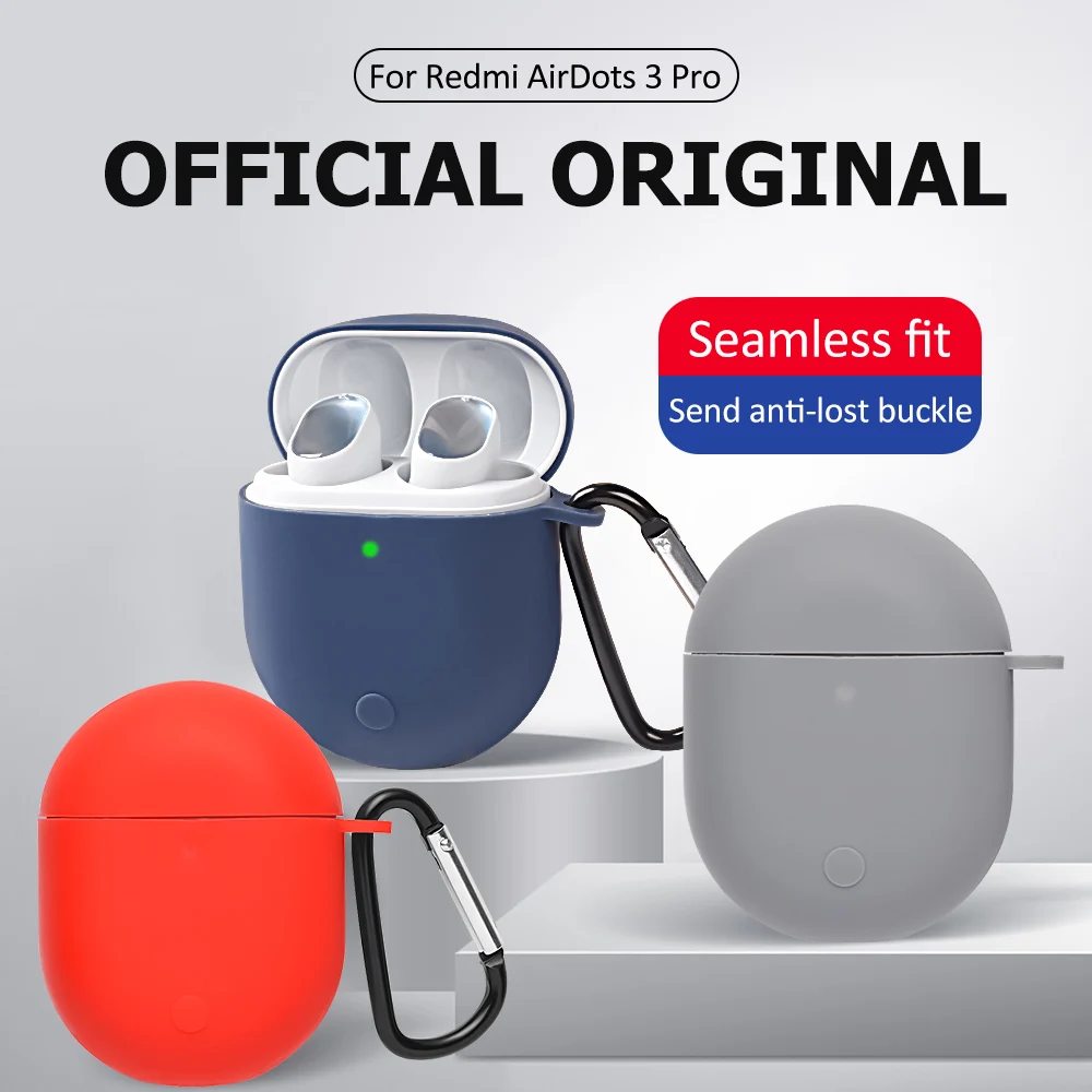 Fone de ouvido de silicone macio para Xiaomi Redmi Buds 3 Pro, Earbuds sem fio Protect Shell, Redmy Airdots 3 Pro Headphone Cover
