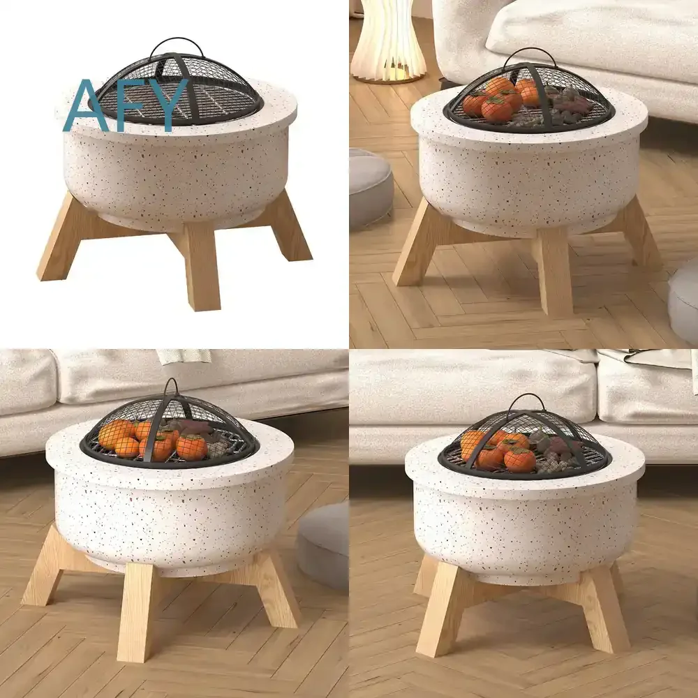 Multifunktionaler Holzkohlegrill für Indoor-Barbecue, Teezubereitung, Outdoor-Gartenheizung, Tragbarer Haushaltskochherd