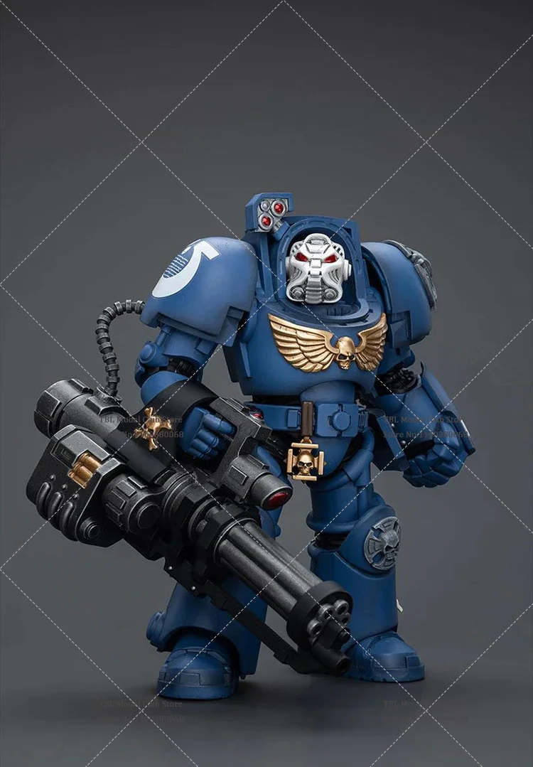 JOYTOY-Roboute Guilliman Conjunto Completo Boneca de Ação Soldado, Ultramarines 11th Legion, Escala 1/18, 14.3cm, Original