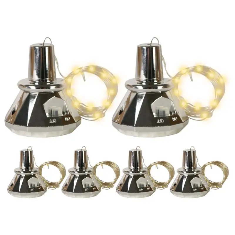 

Solar Powered Wine Bottle Lights 6X Solar Fairy Lights Wine Bottle Waterproof Wedding Decorations For Tabletop Outdoor Party