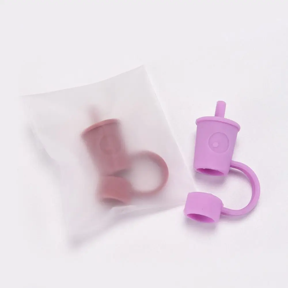 for 12mm Straw Silicone Straw Tips Cover Cute Reusable Drinking Straw Tips Lids Dust-Proof Straw Plugs Tips for Decor Outdoor