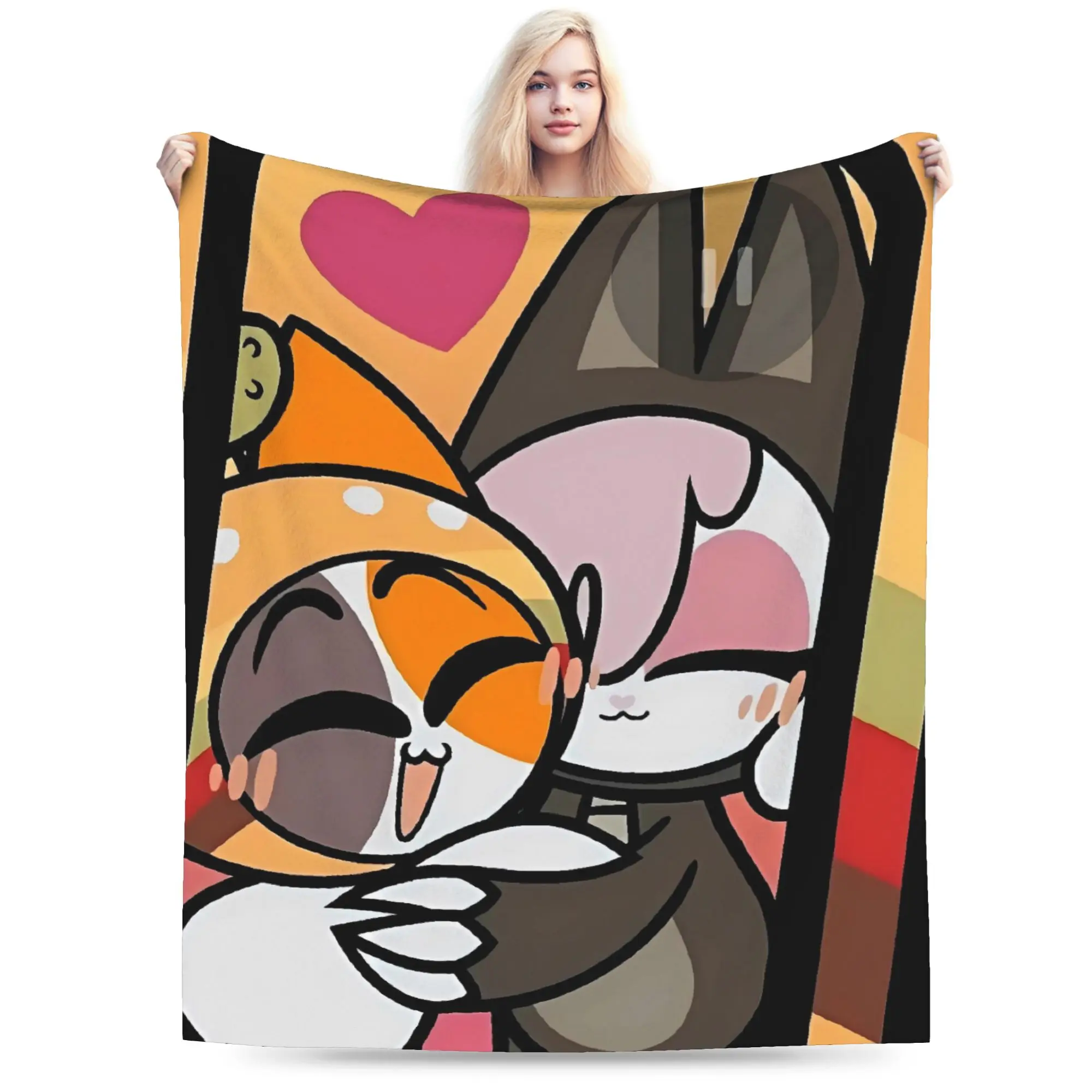 

Chikn Nuggit Flannel Blanket Spring Soft Warm Throw Blanket for Child Living Room Novelty Bedspread Sofa Bed Cover