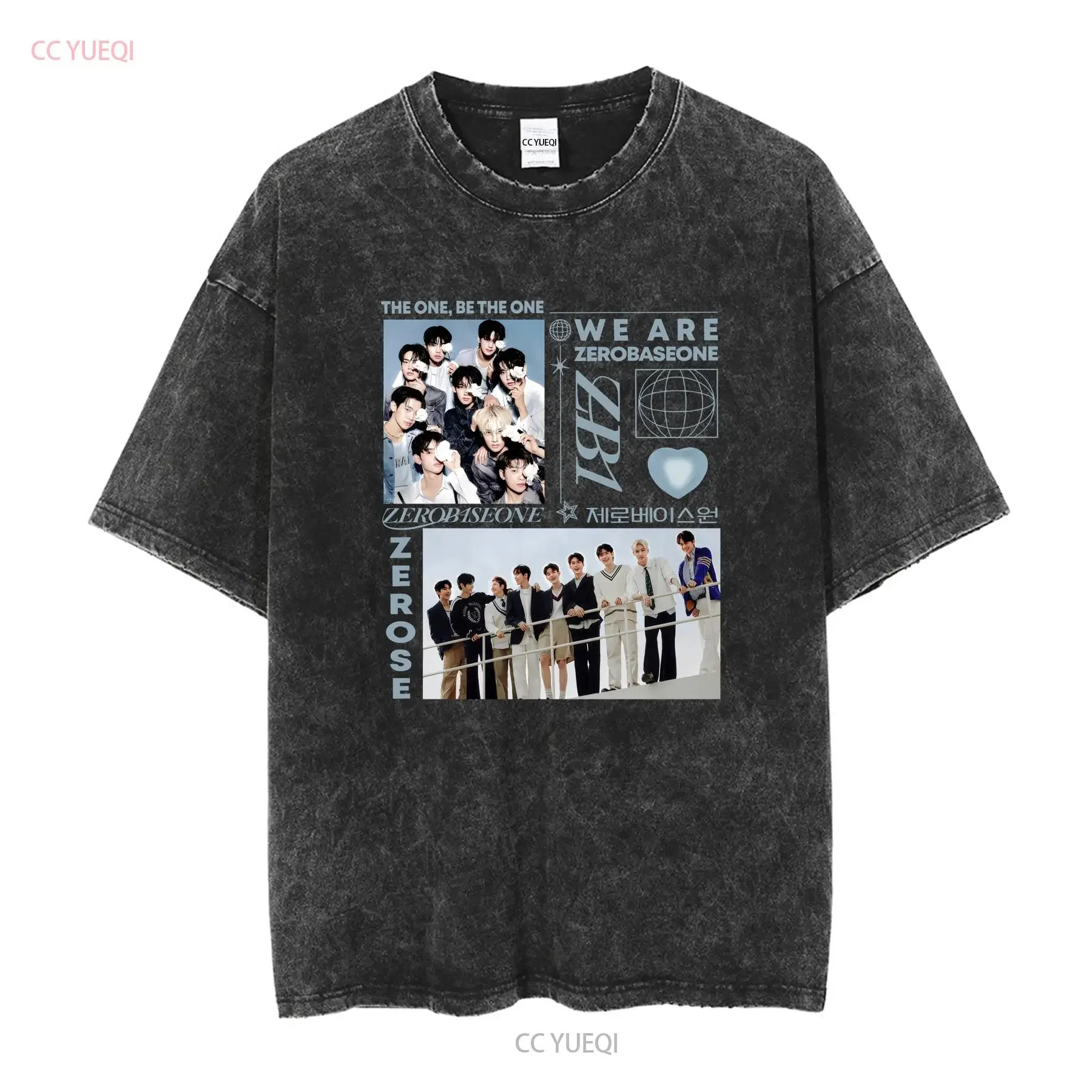 Zerobaseone Kpop T Shirt v1 ZB1 Jiwoong Zhang Hao Hanbin Seok Matthew Taerae Ricky Gyuvin Gunwook Yujin SweaT Kpop0306MT