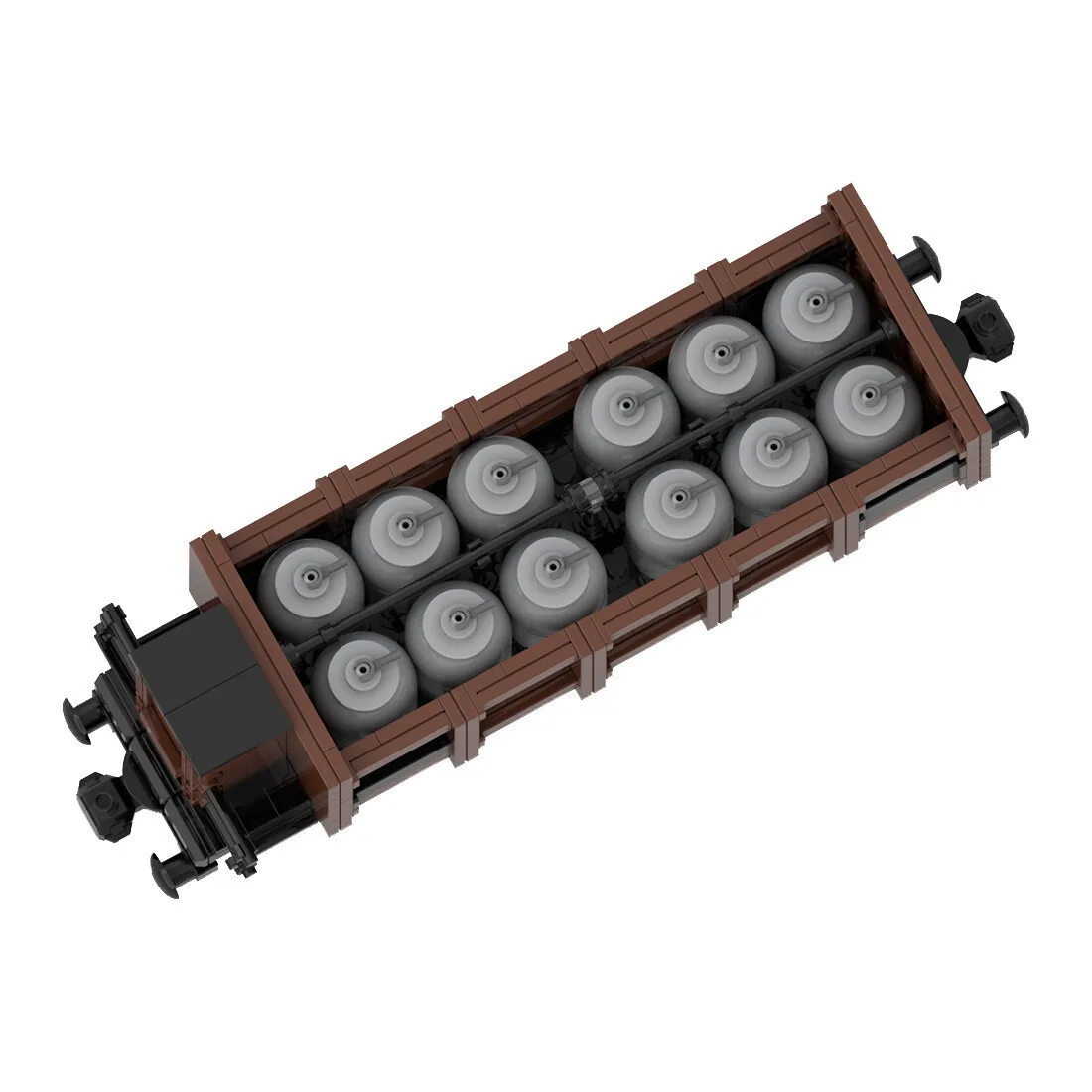 MOC Acid Transport Vehicle Building Block Model DIY Creative Brick Patchwork Bricks for Boys' Hobby Collectible Gifts