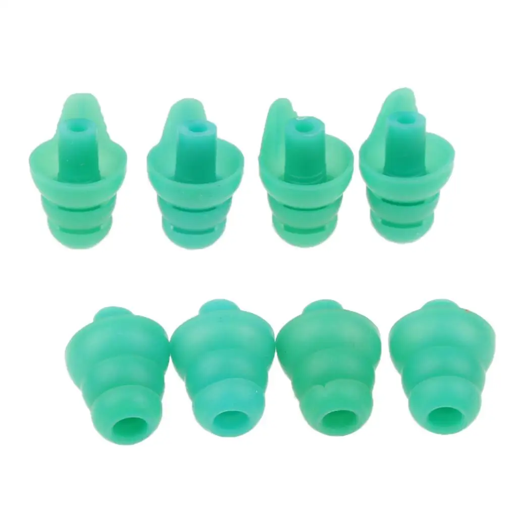 Silicone Gel Ear Plugs Noise Blocking Sleeping Earplugs Soft Low Pressure Ear Protection for Travel Airplane and Work