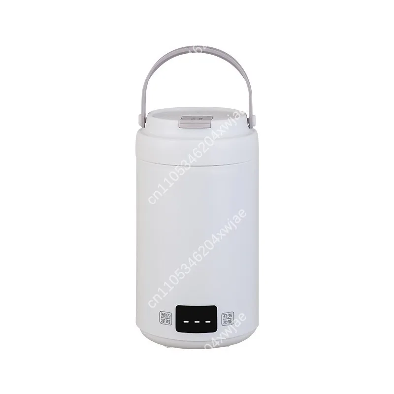 Portable Soup Porridge Electric Pot 110V, Small Smart Stew Cup for Office Dormitory Integrated Steaming and Cooking
