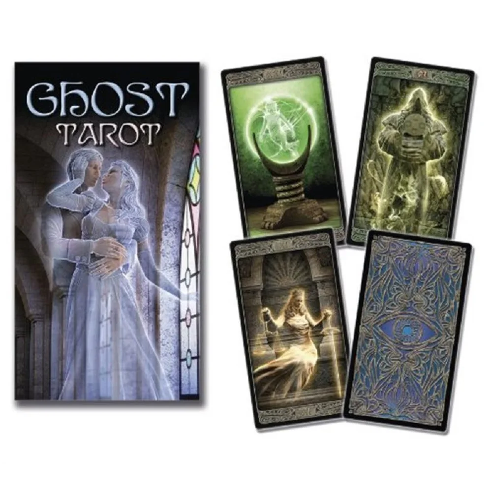 بطاقات Ghost Tarot A 78 Deck English Visions Divination Edition Deck Borad Playing Games