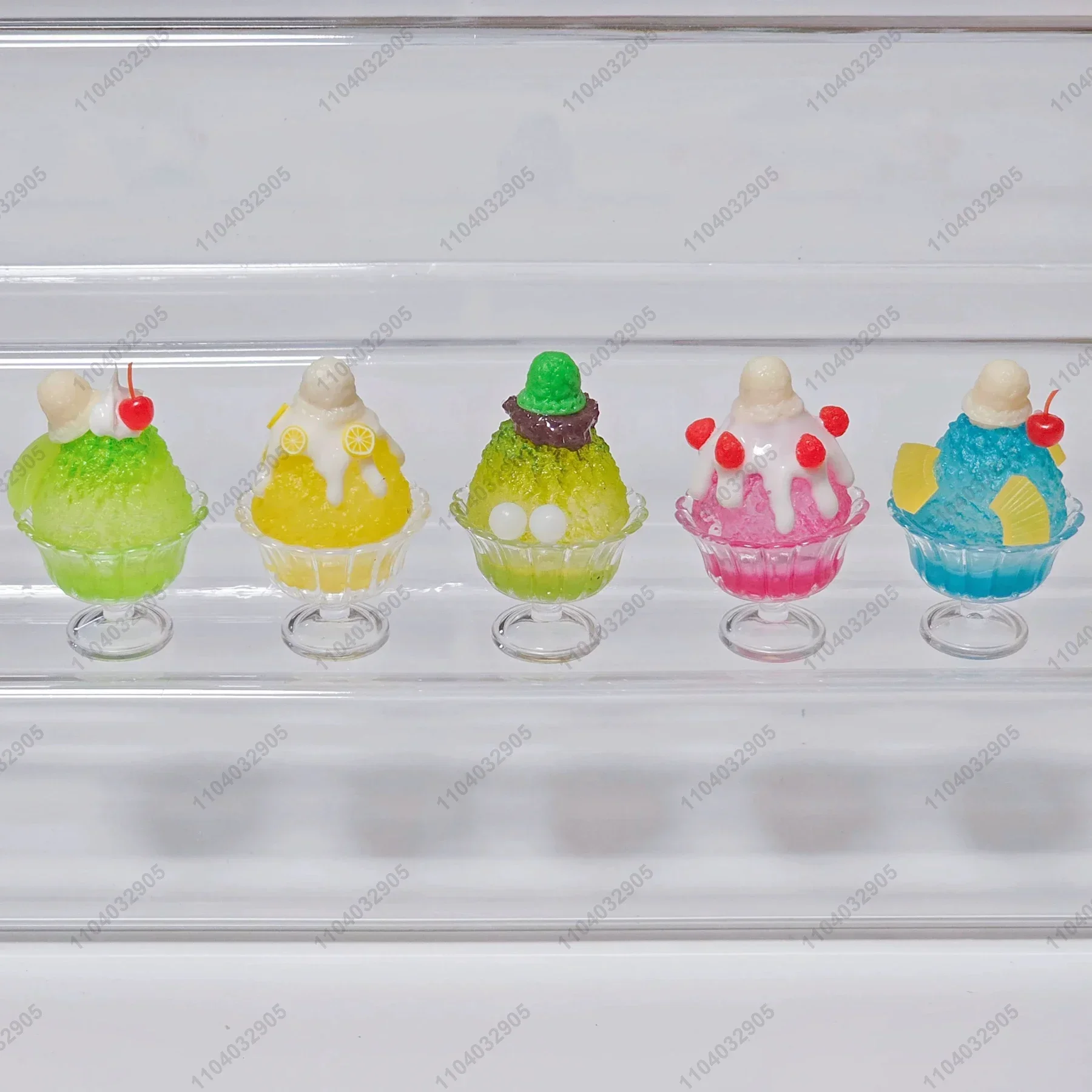 Capsule Toy Food Toy Summer Juice Shaved Ice Water Ice Simulation Food Creative Toy Miniature Keychain Bag Charm Accessories