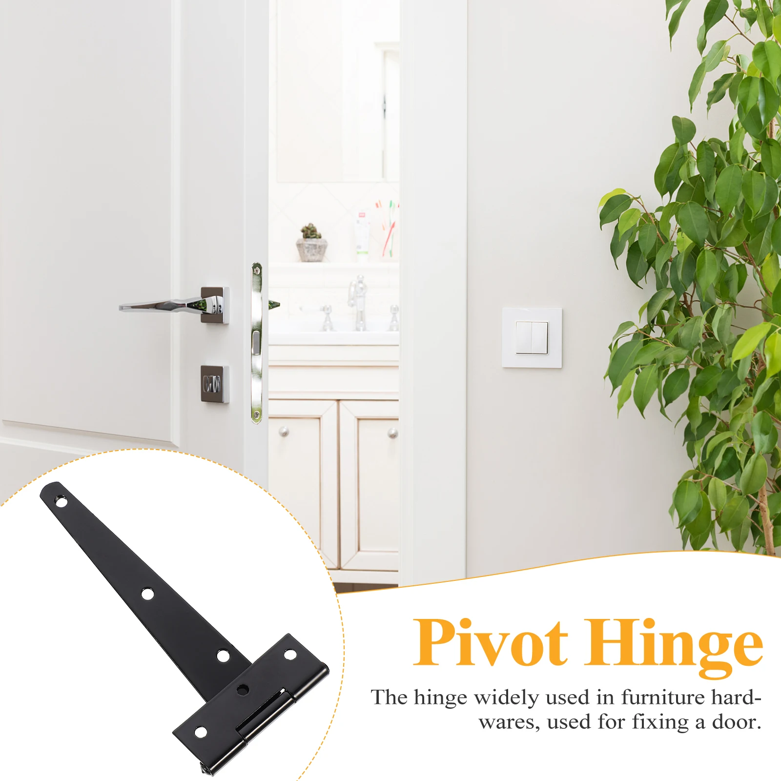 

Сверхмощная мебельная фурнитура T Сверхмощные петли Форма дюймов Петли в форме двери Треугольник Практичный антикоррозийный