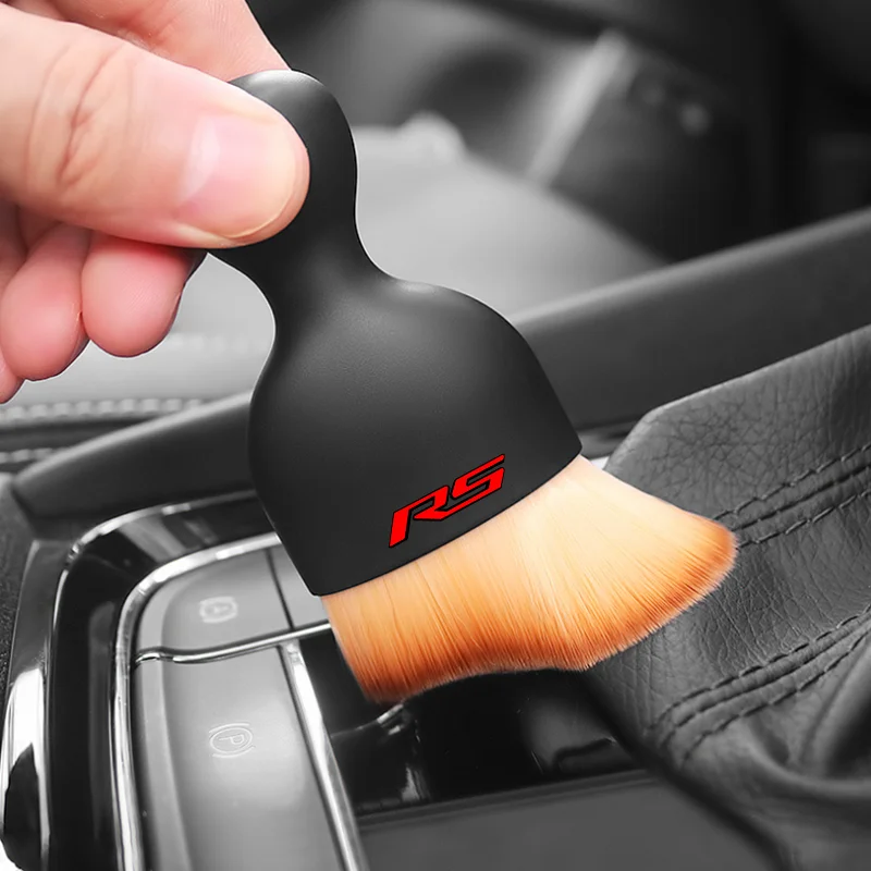 Car Air Outlet Cleaning Soft Brush Car Crevice Dust Removal Brush For Chevrolet RS Corvette Camaro Tahoe Cruze Malibu Accessorie