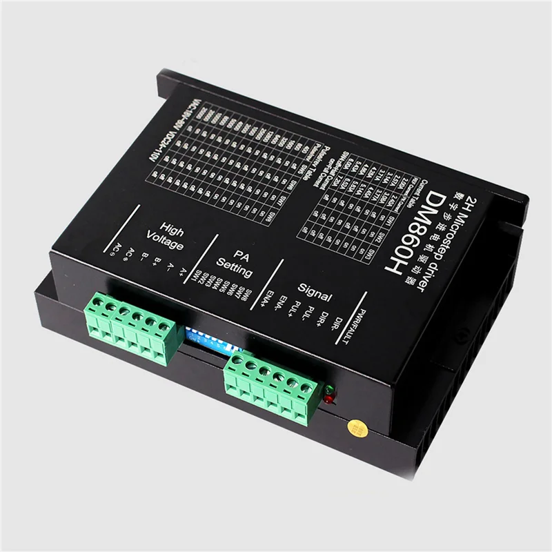 

2X Microstep Drive DM860H DSP цифровой тип 57/86 драйвер шагового двигателя с вентилятором для DMA-AB01