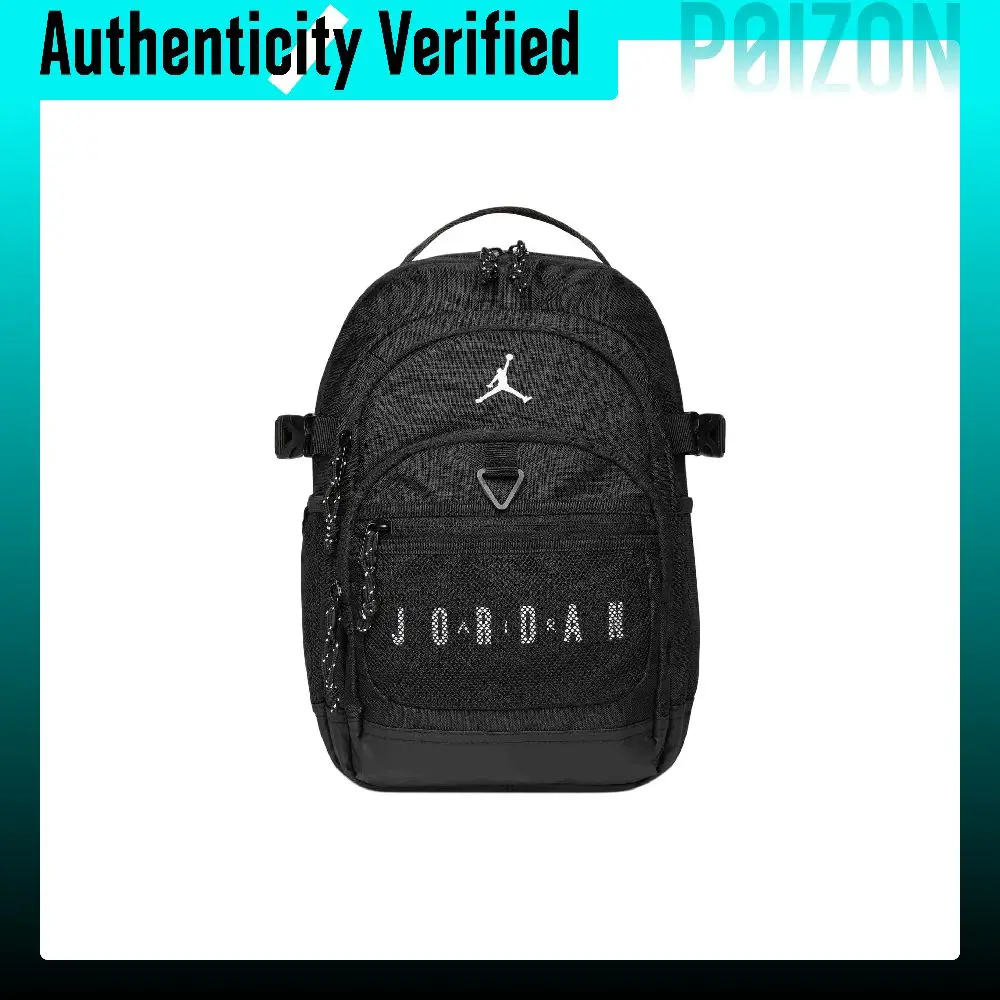 Jordan Polyester Backpack Unisex Black/Light Ivory White II6435-010