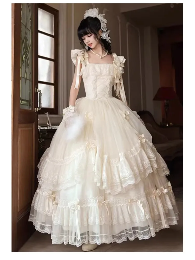 

Wedding student day coming-of-age ceremony elegant party light luxury dress