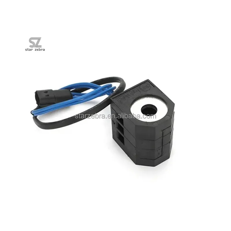 For Dh150 Dh220 Dh225 Dh300-5-7 Excavator Accessories 24v 52.3mm 13mm Rotary Solenoid Valve Coil