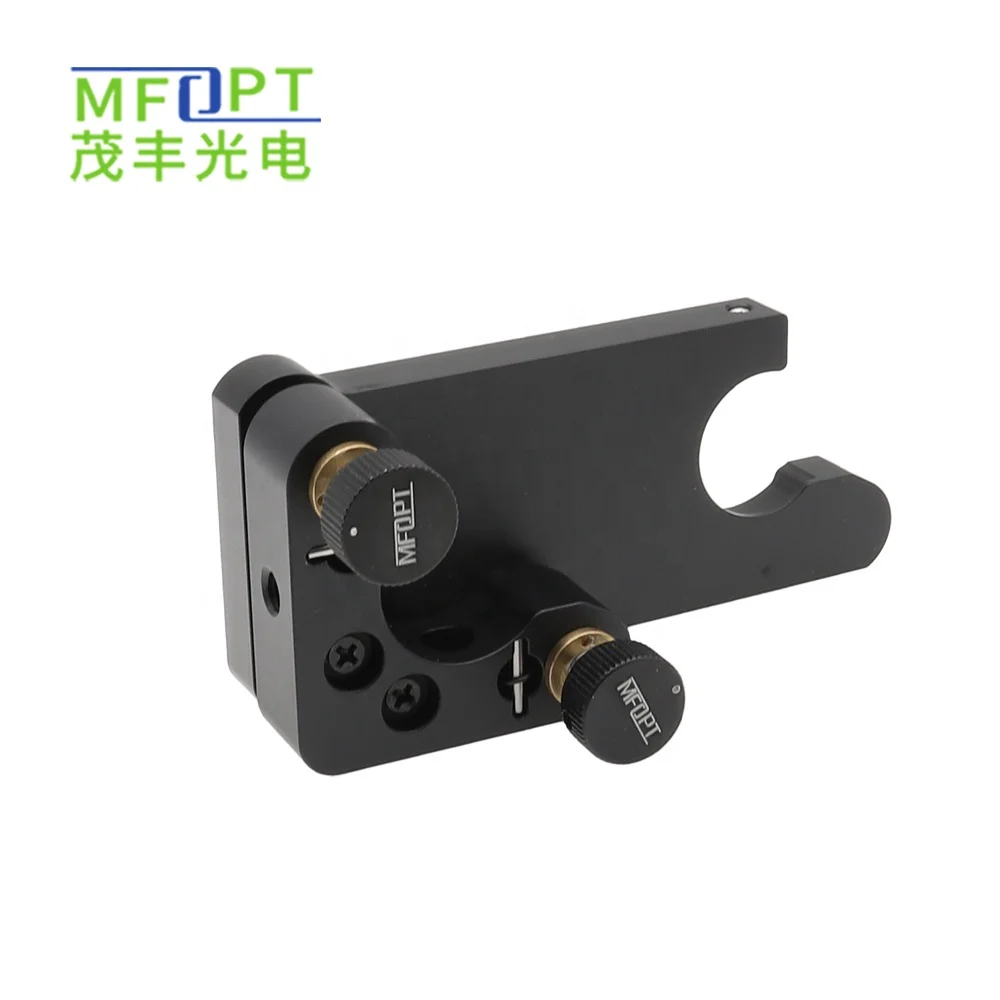 Supporti per specchi cinematici con regolatore industriale a struttura allungata serie LMNC a 2 regolatori