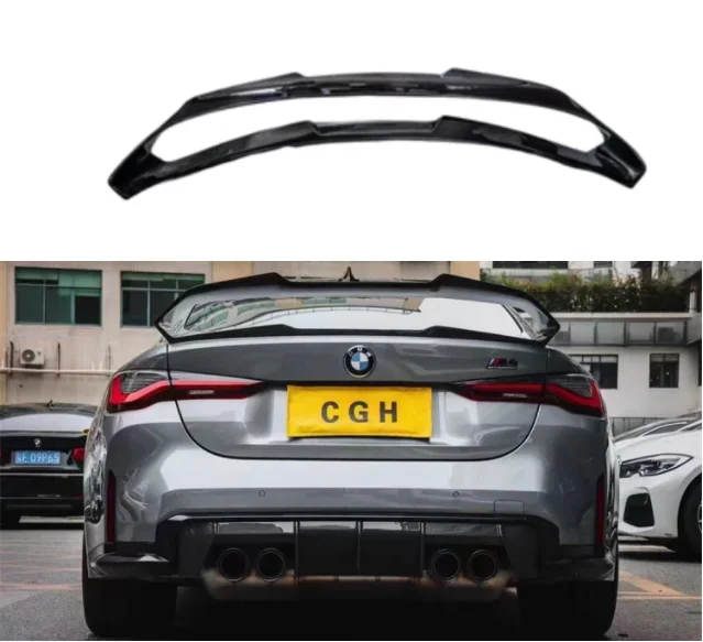 New！ For BMW M3 G80 M4 G82  G20 G22 G42 M2 2019-2023 Real Carbon Fiber Car Rear Wing Roof  Trunk Lip Spoiler