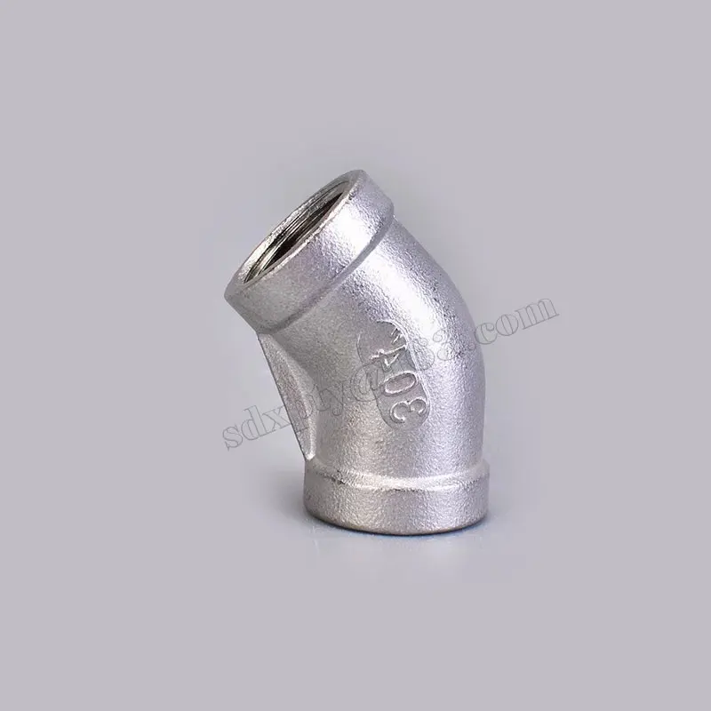 1/8 ''1/2'' 3/4'' 3/8'' ellenbogen 45 Grad Ellenbogen NPT/BSP F/M Innengewinde Ellenbogen Edelstahl fitting Rohr
