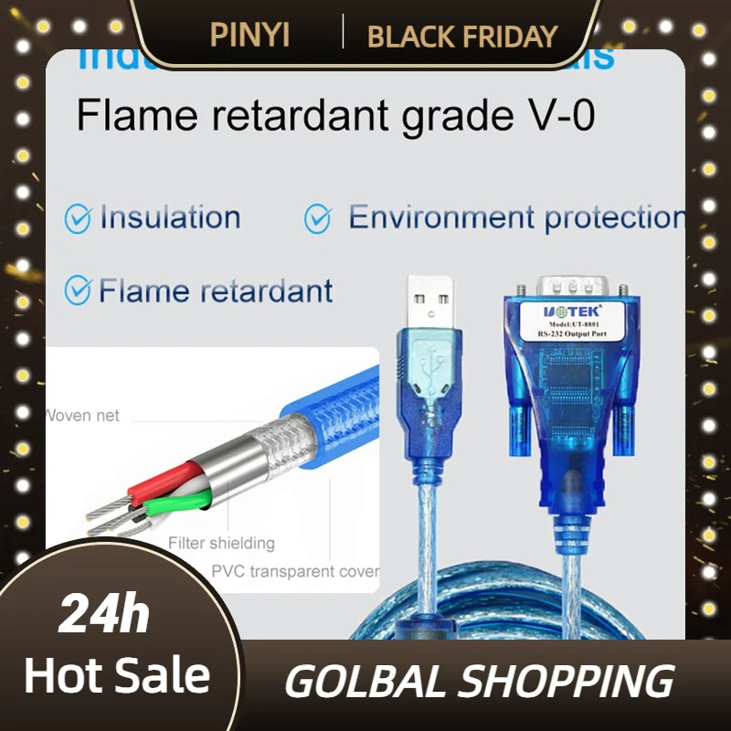 Genuine UOTEK But Pluk Rj45 Fcc Rohs 300 115 200bps Pl2303gc Ft231xs Pc Hardware Cables Adapters Starlink Best Sell