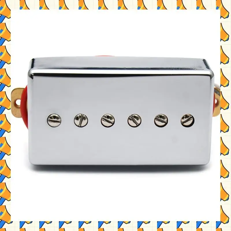 ABYB Humbucker Sized 50Mm P90 Style Electric Guitar Single Coil Pickup With 6 Adjustable Screws