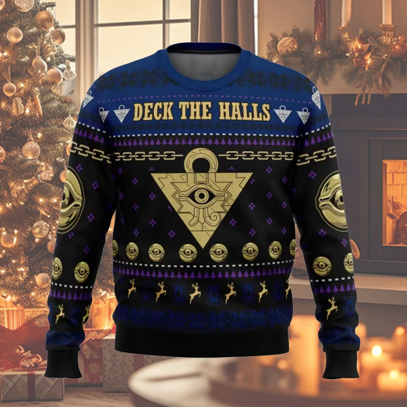 2026Happy New Year Christmas Carnival Merry Christmas for Men Women Ugly Festival Gifts Couple Hooded Sweatshirts
