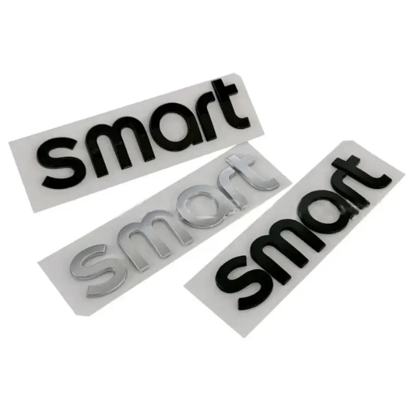 Modified front and rear car logo SMART nose cover car stickers For for Smart Fortwo Forfour 453 451 450 accessories car styling