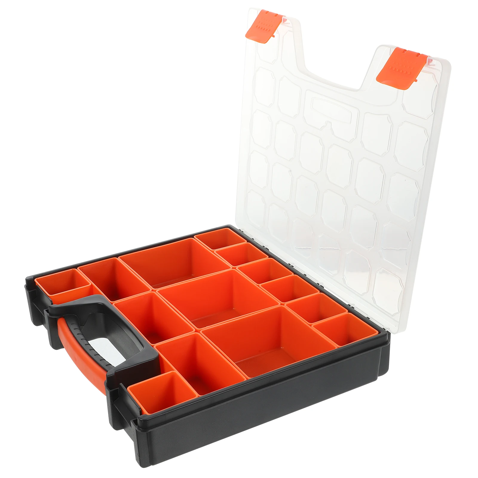 

Electronic Component Storage Box 312 Compartments Transparent Plastic ganizer Screw Nut Bolt Hardware Container