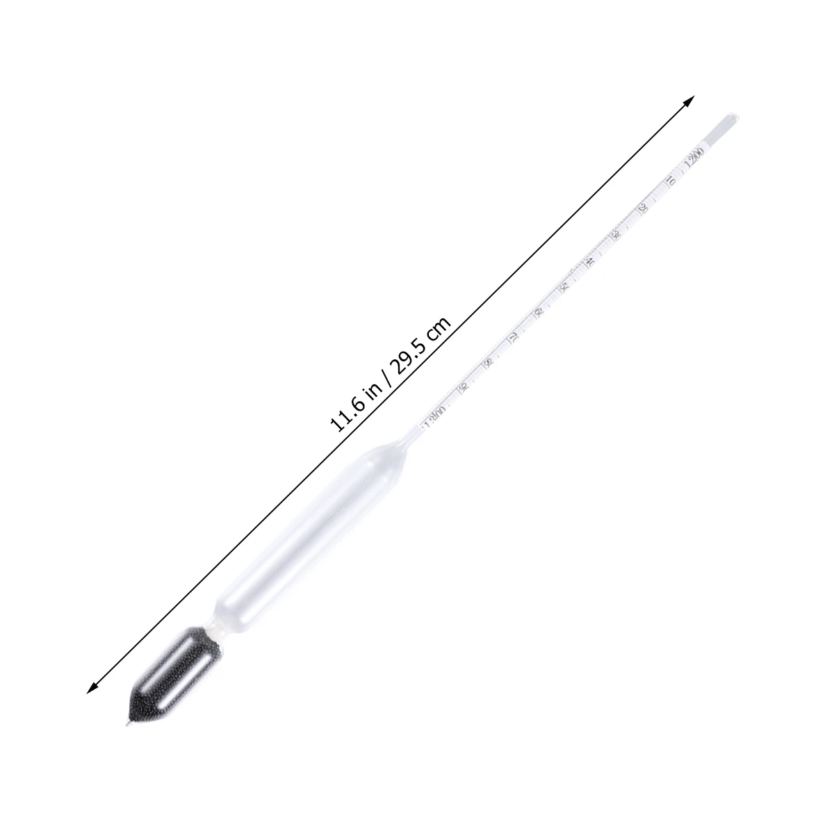 

2Pcs Glass Hydrometer Floating Design Accurate Density Tester for Fish Tank Aquarium Saltwater Specific Gravity Measurement