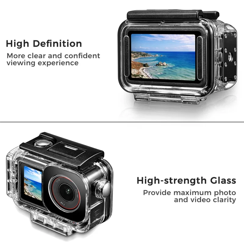 

【Buy Now】For DJI OSMO Action 5 Pro 4 3 Protective Diving Cover Magnetic Waterproof Case Underwater Dive Housing Mount Accessorie