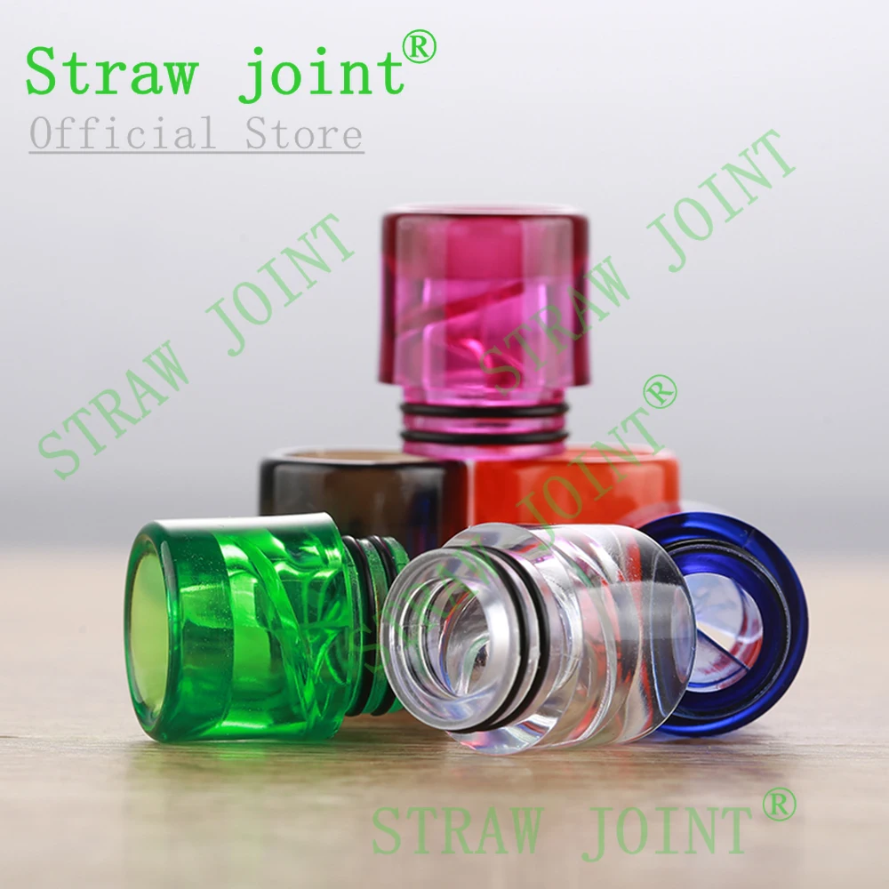 مفصل القش 100 قطعة/الحزمة 810 ملحقات بلاستيكية حلزونية داخلية من البلاستيك الأكريليك #5