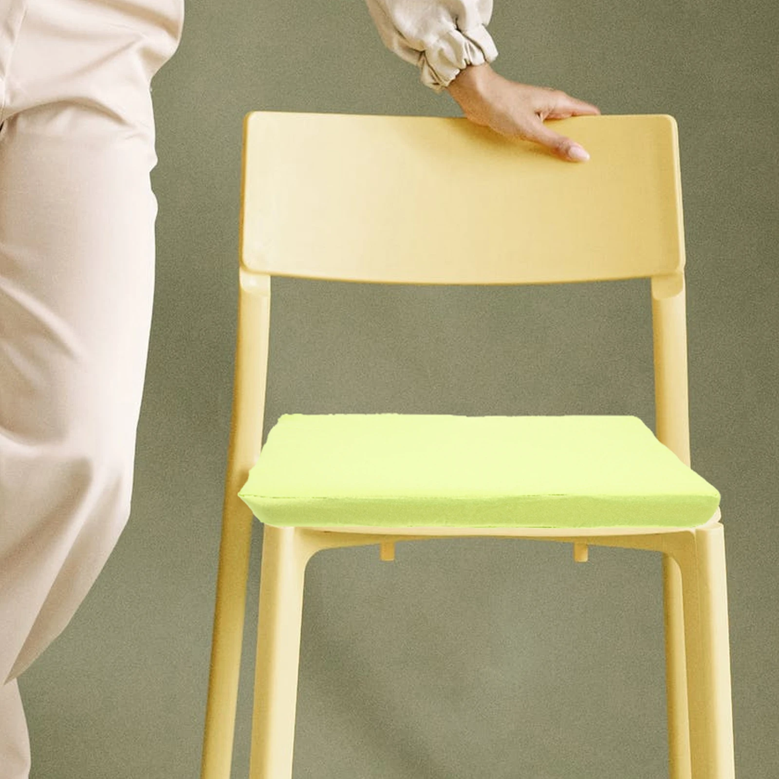 

Waterproof Seat Cushion Stool Bench Grey Chair Office Portable High-class Sponge Slow Rebounding Household Pillow Camping Hiking