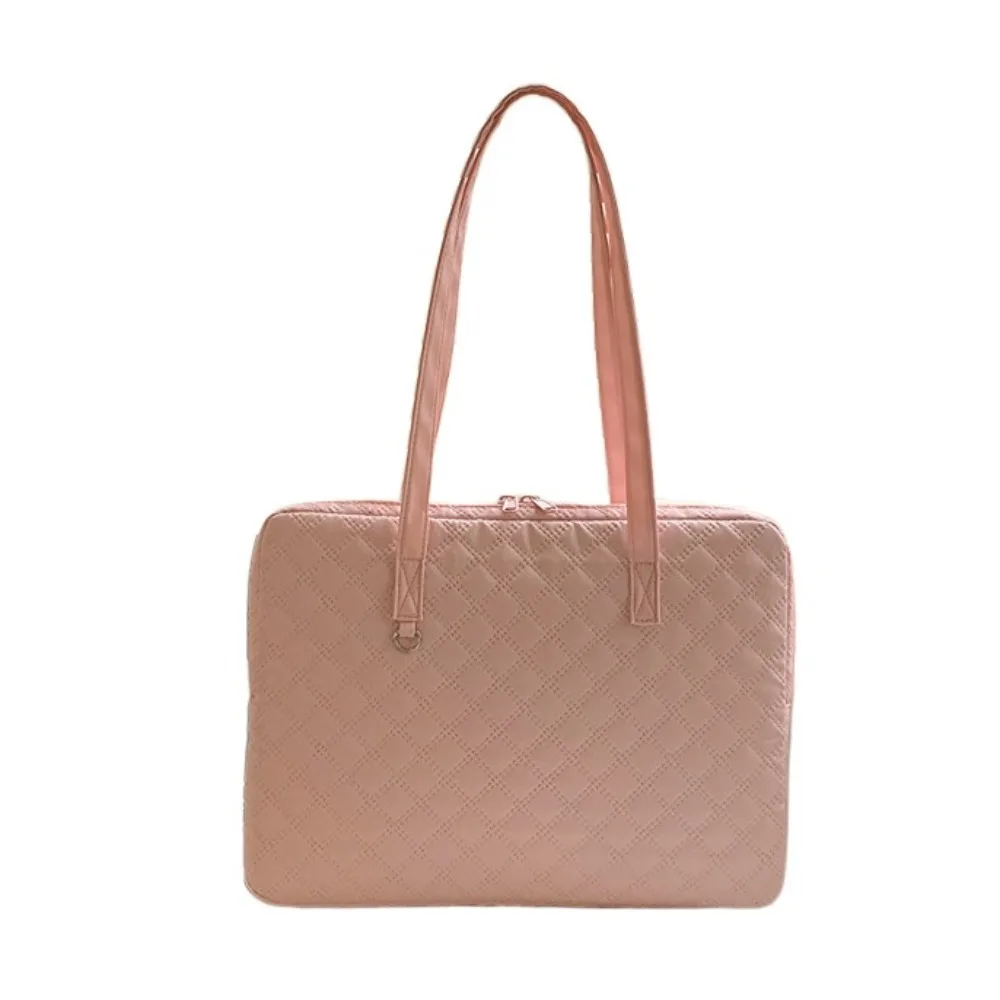 

11/14Inch Laptop Shoulder Bag Handbag Simple Solid Computer Storage Bag Large Capacity File Package Business Briefcase Bag Daily