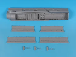 1/72 Die-Cast Resin Model Assembly Kit Aircraft Model Modification Parts (For A72111 Nimrod Resin Ejection Pod for Airfix)