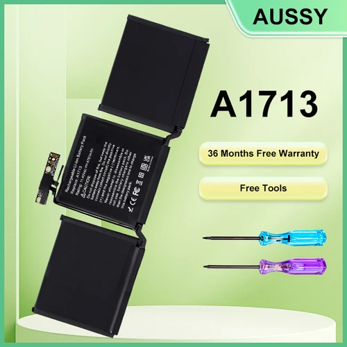 Batería A1713 para Apple MacBook Pro 13"" A1708 2016 2017 EMC 2978 3164 020-00946 MLL42LL 36 meses de garantía y herramientas gratuitas
