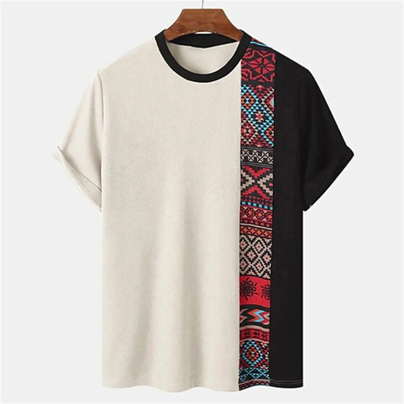 Summer Tribal Ethnic Style Pattern 3D Print T-Shirts Men Women T Shirt Short Sleeve Oversized Harajuku Tees Tops Man Clothing