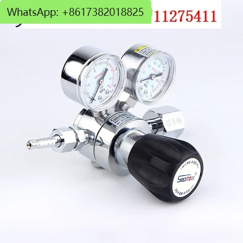 Unipolar pressure reducing valve Oxygen nitrogen helium hydrogen pressure reducing valve reducing gauge pressure gauge