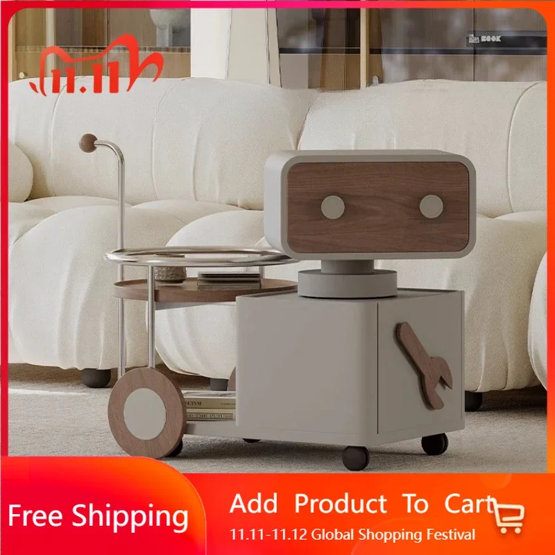 

Trendy Italian Storage End Table Modern Aesthetic Designer Living Room Coffee Table Aesthetic Mesa Auxiliar Unique Furniture