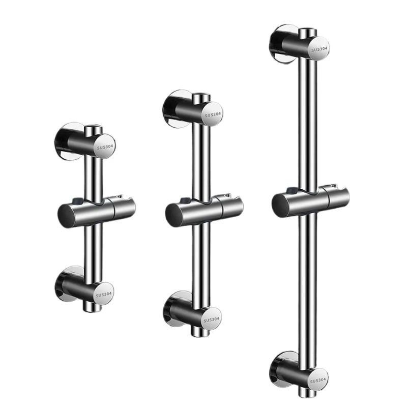 

Universal Handheld Shower Rail Slider Holder Slide Bar Adjustable Angle Shower Holder Lifter Pipe Kit Bathroom Accessories
