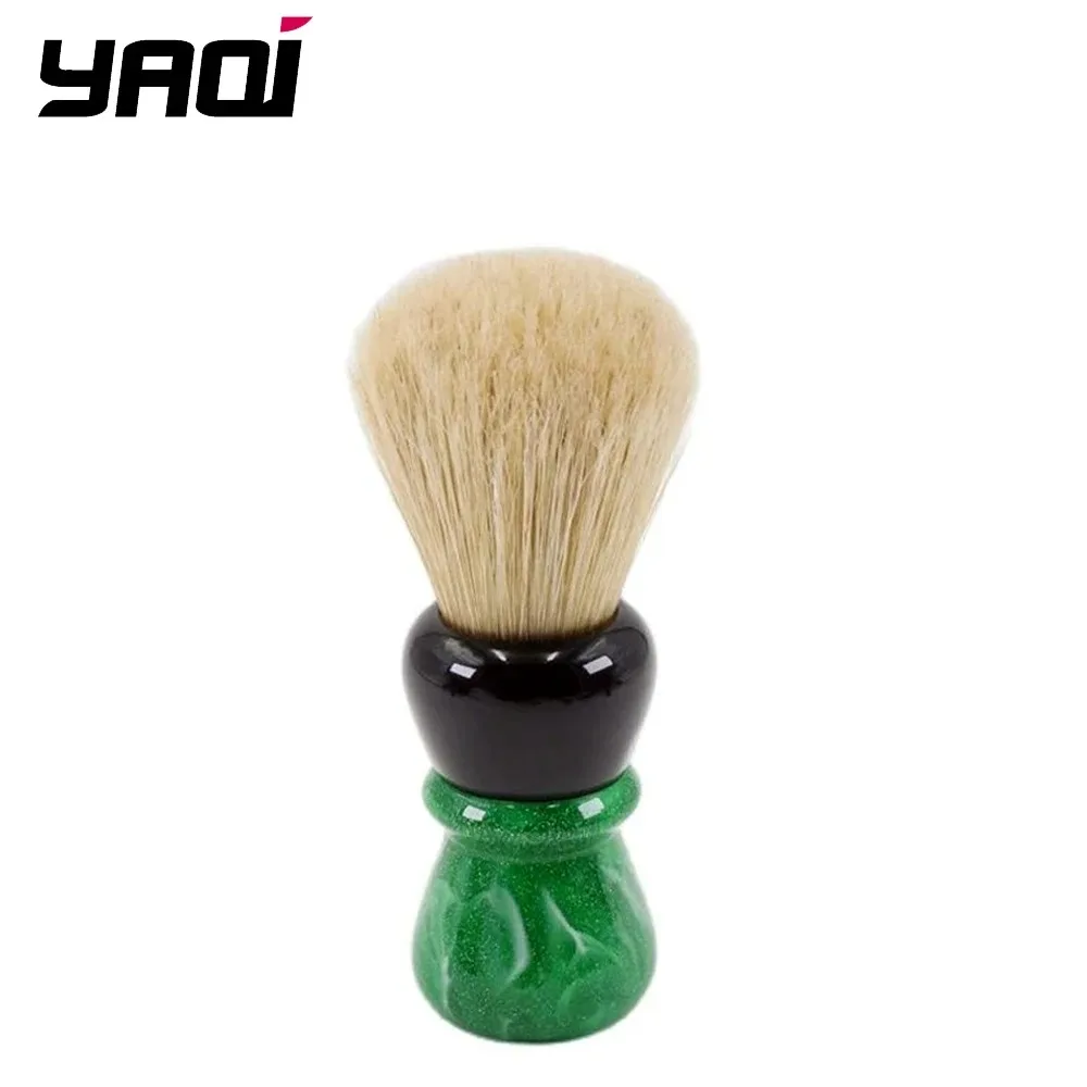 YAQI Green Viper 24MM Boar Bristle Handle Shaving Brush for man wet shaving