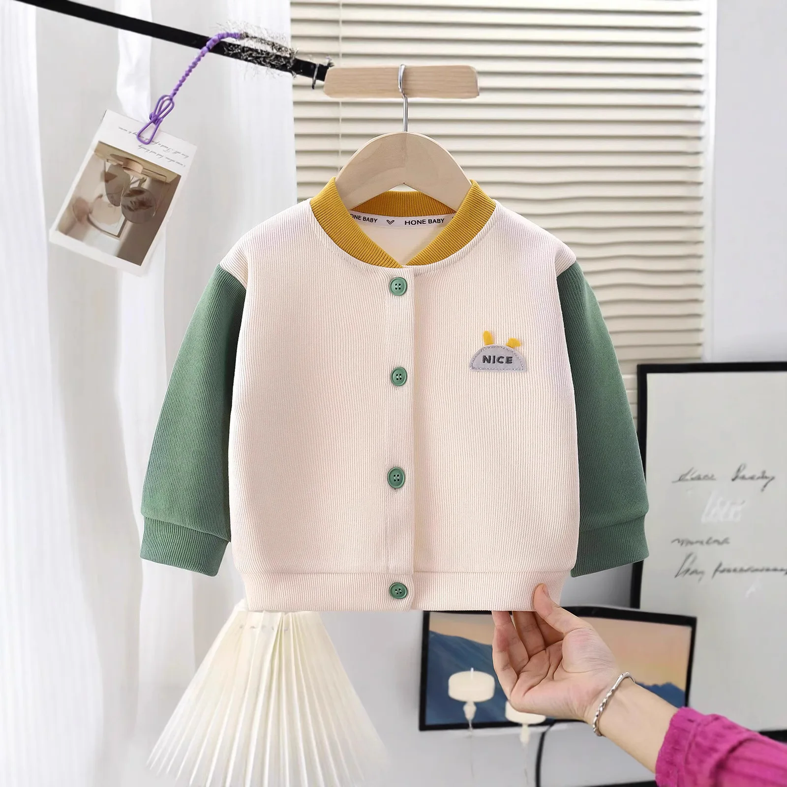 Autumn Knit Cardigan Coats New Kids Single-breasted Cotton Outerwear Spring Knitwear Baby Boys Girls Jackets Clothes 0-4 Years
