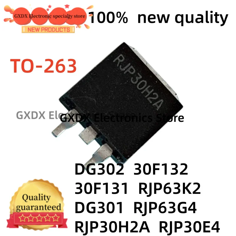 10-20-30Uds 100% new 30F133 RJP30E4 RJP63G4 RJP63K2 TO263 30F131 RJP30H2A DG301 DG302 30F132 30F131 TO-263 in stock